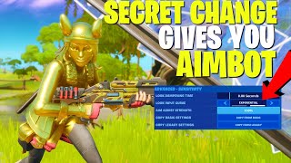 These EXPONENTIAL FORTNITE SETTINGS Give You AIMBOT Best Fortnite Settings [upl. by Caron]