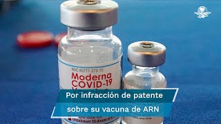 Por patente de vacuna antiCovid Moderna demanda a Pfizer y BioNTech [upl. by Nosemaj]