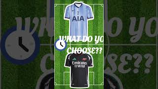 Tottenham Vs Arsenal  Kit Battle footballjersey football kit tottenham arsenal [upl. by Greene]