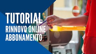 Rinnova il tuo abbonamento online [upl. by Pollitt902]