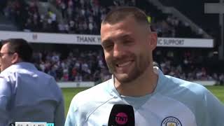 Mateo Kovacic Post Match Interview Fulham vs Man City 04 [upl. by Assennev]