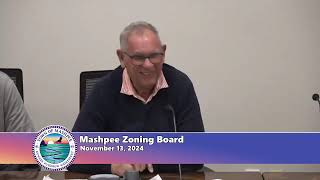 Mashpee Zoning Board  11132024 [upl. by Laundes]