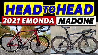 Emonda SLR 9 2021 VS Madone SLR 9  Which One Is Better Trek emonda 2021EmondaMadonetrek bikes [upl. by Rramahs]