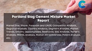 Portland Slag Cement Mixture Market Report 2024 Forecast Industry Trendshare PriceMarket Size [upl. by Radack]