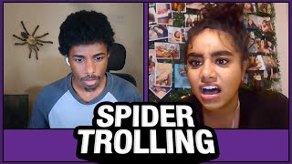 OMEGLE TROLLING with SPIDERS [upl. by Amr]