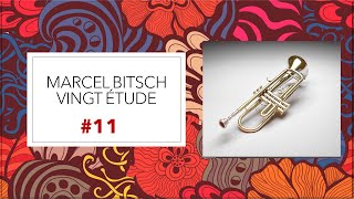 🎺🎺🎺 TRUMPET ETUDE Marcel Bitsch Vingt Étude 11 [upl. by Enaek]