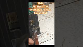 Sega Alternativa Parkside Lidl Affila le Forbici con tela abrasiva e gomma [upl. by Hazelton]