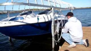 POWERED BOAT LIFT from CORDLESS DRILL [upl. by Gnahk]