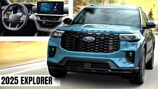 New 2025 Ford Explorer and ST Revealed With More Premium Features [upl. by Parnell]