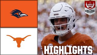 UTSA Roadrunners vs Texas Longhorns  Full Game Highlights  ESPN College Football [upl. by Lurline]