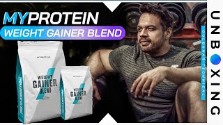 Myprotein Weight Gainer Blend Review amp Unboxing [upl. by Sulrac]