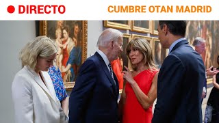 CUMBRE OTAN CENA de los JEFES de ESTADO y de GOBIERNO en el MUSEO del PRADO  RTVE [upl. by Aralk]