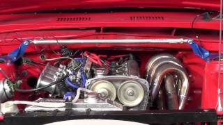 1695wHp 1504 Nm Toyota Starlet KP61 4AGE 20V Dyno by LMS via Dynomite  Engine Close Up [upl. by Kemeny]