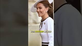 Royal Balcony Moment Kate Middleton Shines at Trooping the Colour 2024 KateMiddleton [upl. by Vale]