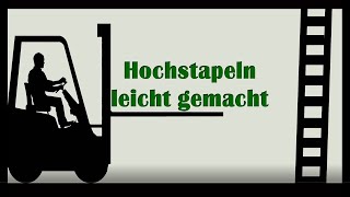 11 Bedienung unterschiedlicher Arten von Stapler Schubmaststapler [upl. by Garlen]