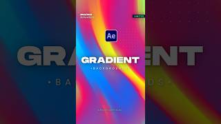 Create Amazing Gradients With 1 Trick in After Effects [upl. by Ilak]