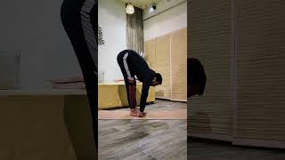 PADAHASTASANA  Dorsi Flexion and Eversion yoga yogaexercises yogaforbeginners shorts youtube [upl. by Recneps]