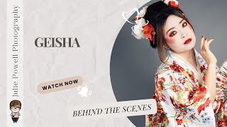 Geisha  Creative Portrait Session  Behind the Scenes [upl. by Atinihs]