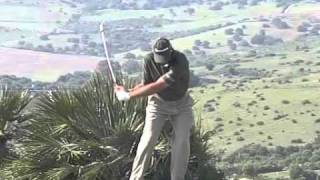 Retief Goosen Golf swing in High Speed Slow Motion Face On [upl. by Lianna]