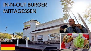 Mittagessen bei INNOUT BURGER in Kalifornien [upl. by Edlitam]