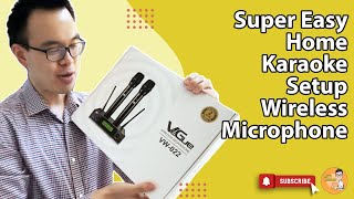 Super Easy Home Karaoke Setup Wireless Microphone Vegue using a Sound Mixer for Beginners 2021 [upl. by Ethelda]