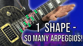 The Ultimate Arpeggio Trick  One Shape To Play Them ALL [upl. by Marcel]