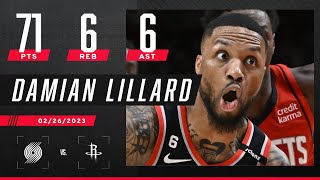 Damian Lillard drops 71 PTS becomes 8th player to ever have 70 PTS 😳  NBA on ESPN [upl. by Pani943]