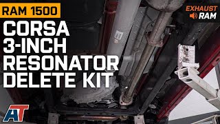 20192020 RAM 1500 Corsa 3Inch Resonator Delete Kit Sound Clip amp Review [upl. by Pascoe238]