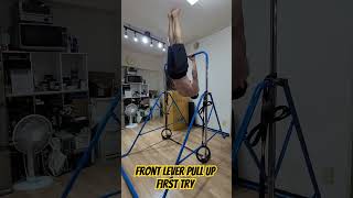 front lever pull upFrontLeverPullUp FrontLever Calistenia Calisthenics PullUp StreetWorkout [upl. by Alyam]