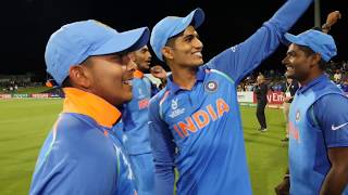 India celebrate winning the U19 Cricket World Cup [upl. by Hope]