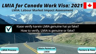 LMIA  How to checkverify LMIA Labour market impact assessment  Full details in Hindi [upl. by Tutankhamen416]