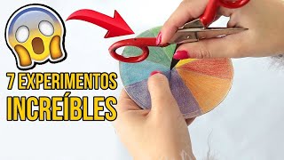 7 EXPERIMENTOS INCREÍBLES Y DIVERTIDOS Recopilación [upl. by Dario]