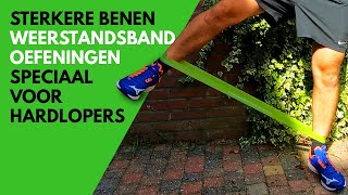 Weerstandsband oefeningen voor sterke benen [upl. by Liartnod]