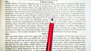 Climate Change Paragraph  English Paragraph Climate Change  বাংলা অর্থসহ ইংরেজি প্যারাগ্রাফ [upl. by Bozuwa]