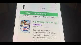 Adam Sandler’s “Eight Crazy Nights” on E [upl. by Namlaz269]