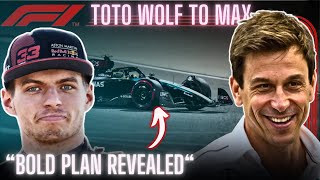 Shocking F1 News Max Verstappen to Mercedes Toto Wolffs Bold Plans Revealed [upl. by Kyre]