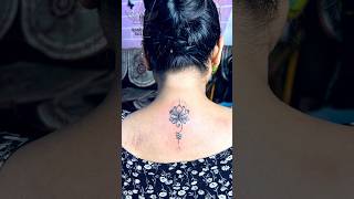 Lotus Tattoo  Mandala Lotus Tattoo for Women  Back Tattoo  Madala Tattoo  Flower Tattoo [upl. by Laval]