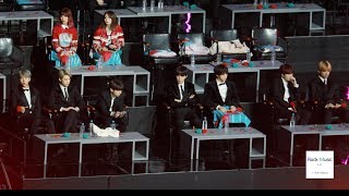 방탄소년단 BTS React to 여자아이들 G IDLE 달라  LATATA 4K 60P 직캠190105 락뮤직 [upl. by Anayaran]