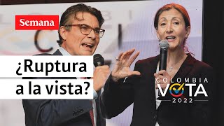 Durísimo choque entre Alejandro Gaviria e Íngrid Betancourt en el cara a cara  Elecciones 2022 [upl. by Ahsitra384]