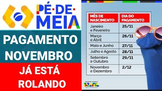 Os pagamentos do PédeMeia em novembro já estão rolando Confira o calendário e dicas importantes [upl. by Anair]