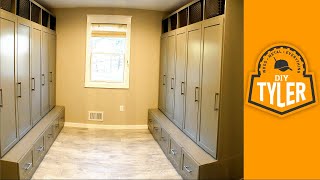 How To Build Lockers For A Mudroom [upl. by Natsuj585]