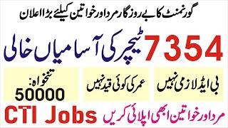 CTI Jobs In Punjab 2024 – College Teachers internees Jobs – Teacher jobs in Punjab 2024 [upl. by Abixah]