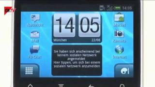 Smartphone HTC ChaCha  Computerwoche TV [upl. by Ahsayn446]