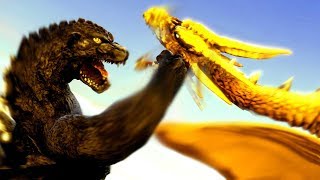 SFM Godzilla Fights In a Nutshell [upl. by Mmada]