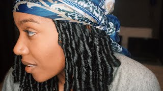 Natural Curly FallWinter Routine  Finger Coils Tutorial [upl. by Louth365]