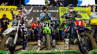 Supercross Round 4 450SX Highlights  Anaheim CA Angel Stadium  Jan 28 2023 [upl. by Thirzi]