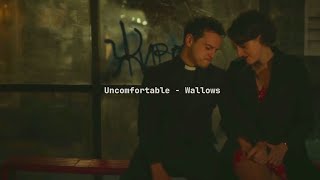 Uncomfortable  Wallows lyrics  letra  sub español [upl. by Eisinger]