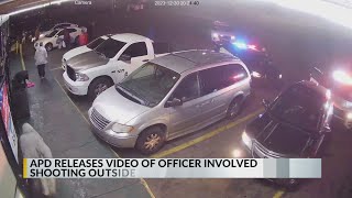 APD releases details of police shooting that left officer suspect injured [upl. by Arelus]