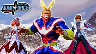 Jump Force  ALL NEW DLC Pack 1 Characters Moveset amp Ultimates Gameplay  All Might Kaiba amp Bisky [upl. by Notneuq472]