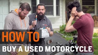 How To Buy A Used Motorcycle at RevZillacom [upl. by Yorel]